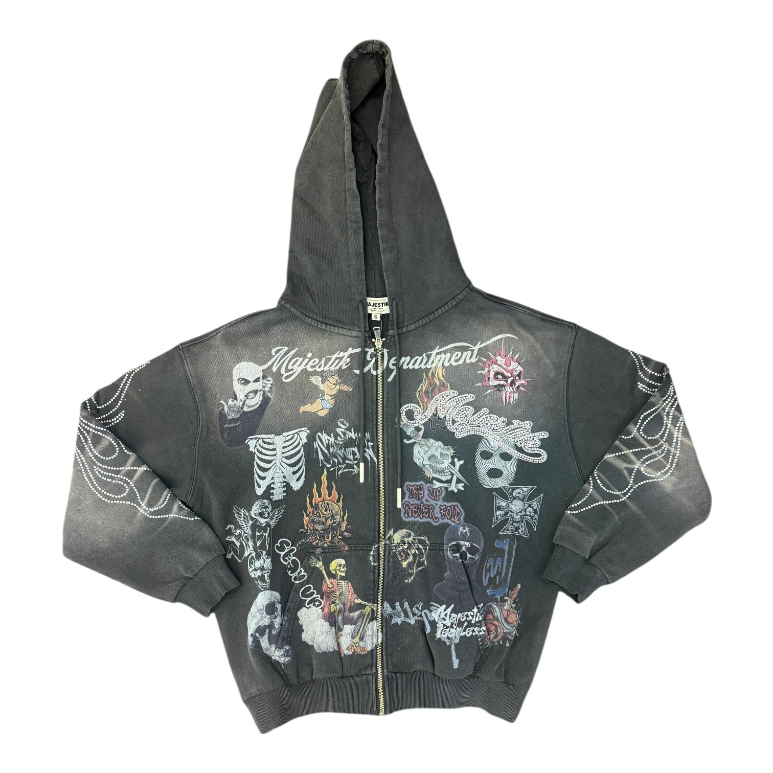 MAJESTIK: Majestik Dept. Zip Hoodie FH2508